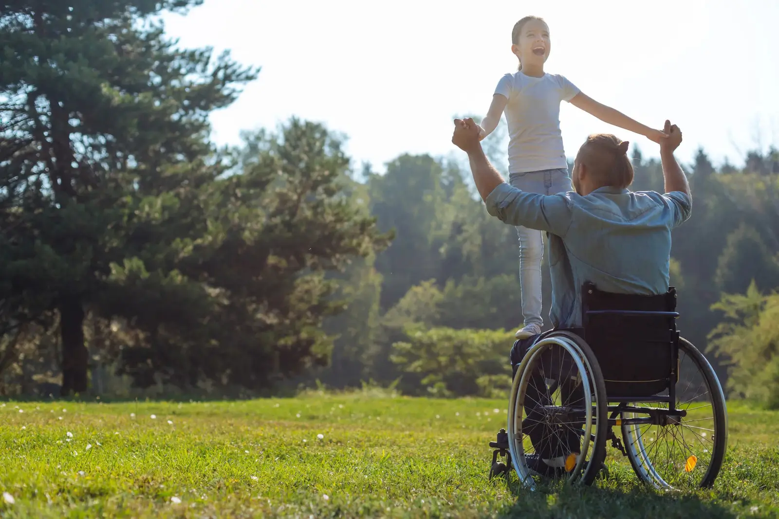 Support worker assisting an NDIS participant at home